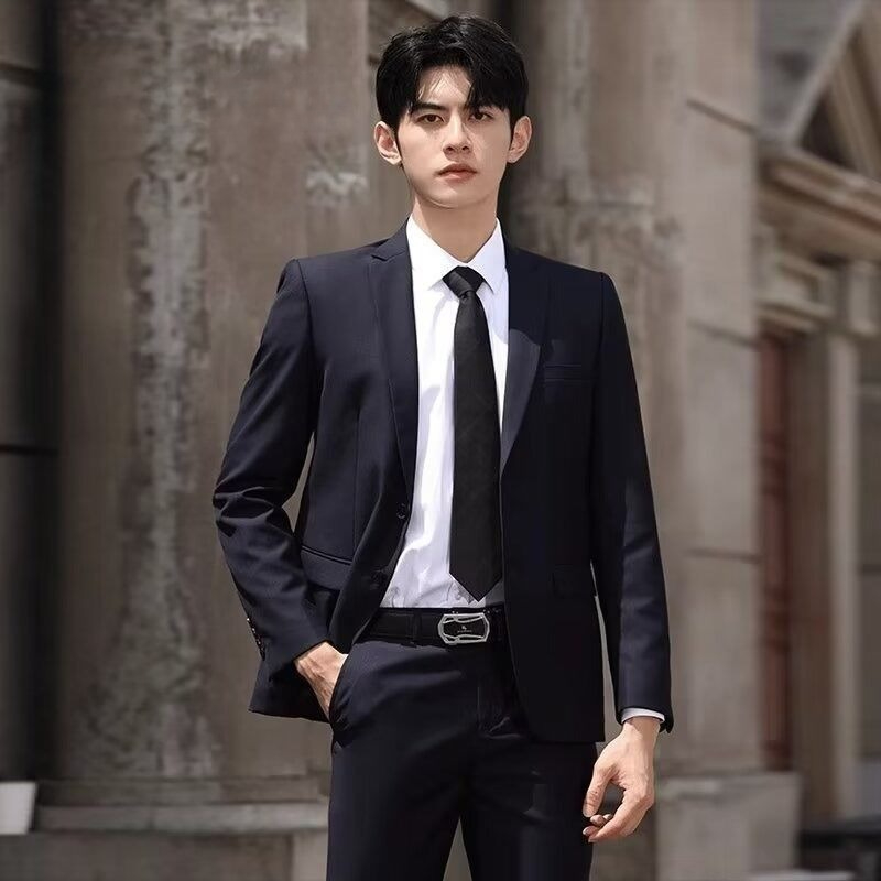 Men Formal Wear Look - Men's Business Casual Professional Suit Set