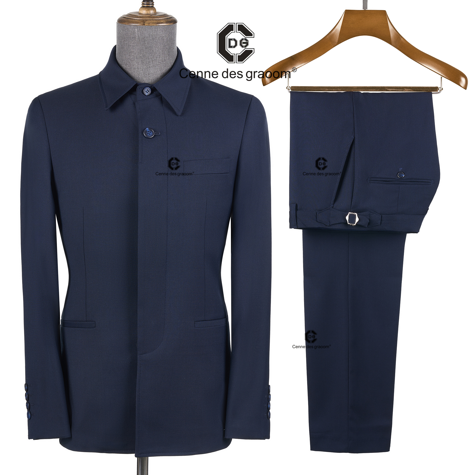 Cenne Des Graoom 2026 Navy Blu - огляд і ціна Men Formal Wear Jacket