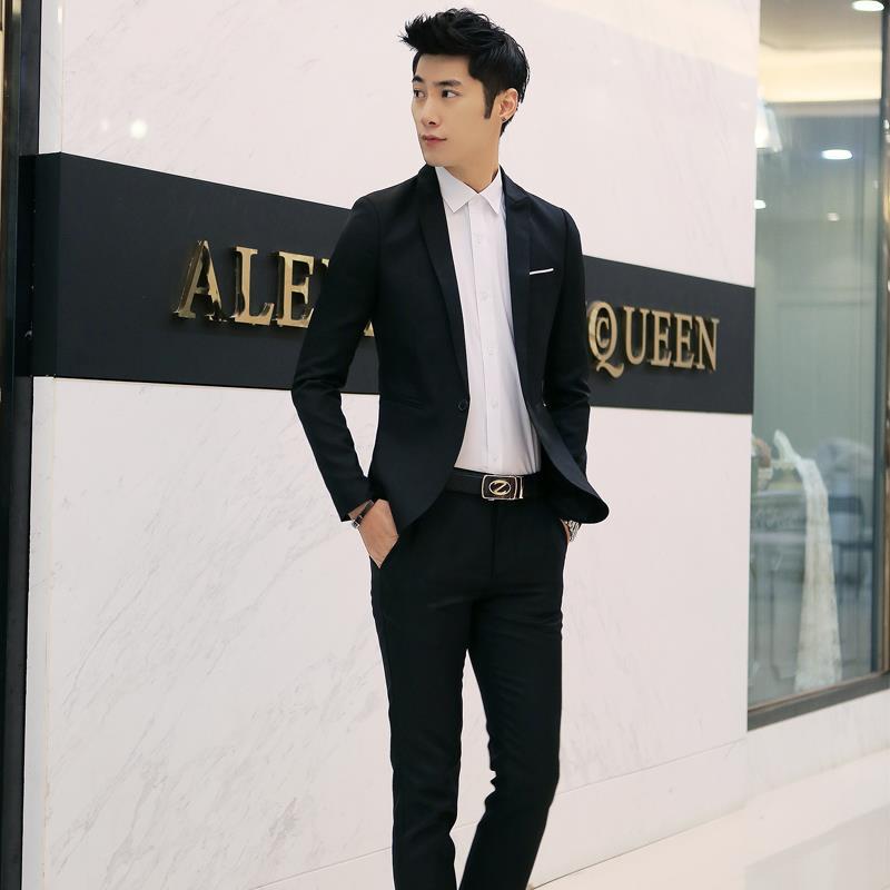 Men's Stylish Suit Set Slim Fi - огляд і ціна Men'S Urban Formal Wear