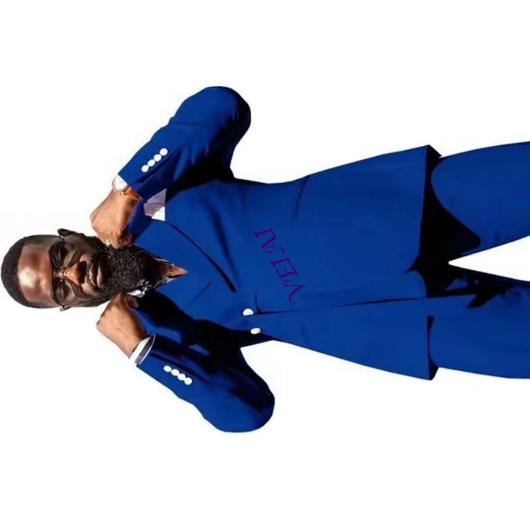 CustomizedChic Blue 3-Piece Me - огляд і ціна Men Formal Wear Jacket