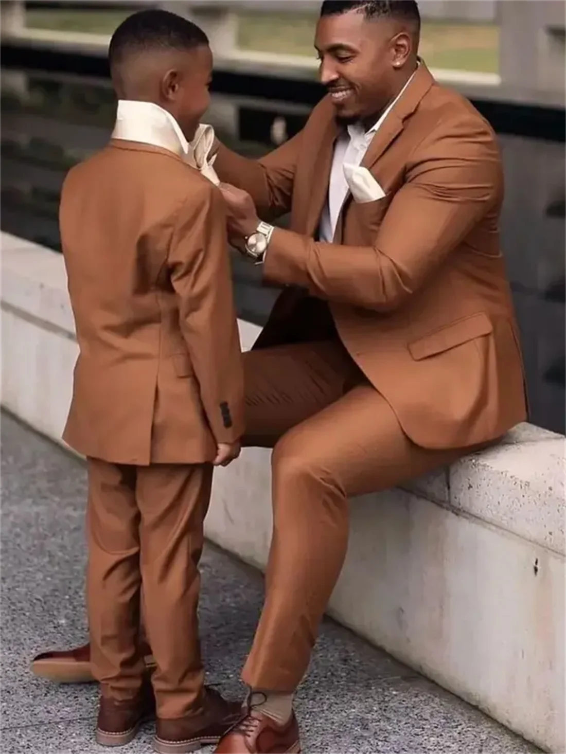 2 Pieces Dark Brown Men Suits  - огляд і ціна Men Formal Wear Jacket