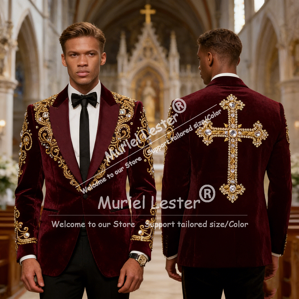 Luxury Men Suit Attire For Wed - огляд і ціна Men Formal Wear Jacket