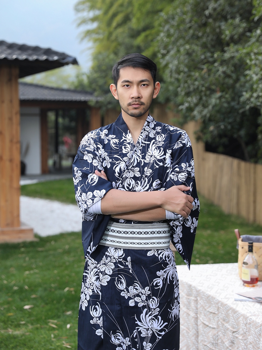 Japanese Kimono With Belt Men' - огляд і ціна Traditional Japanese Men'S Formal Wear