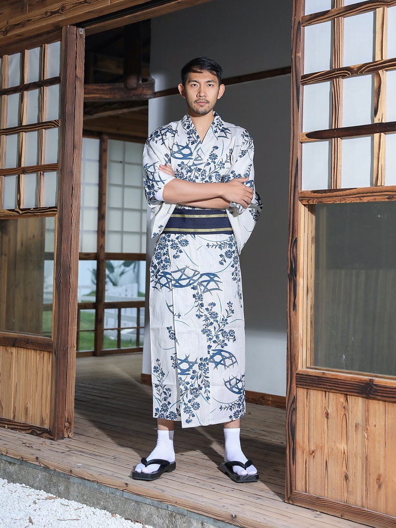 Japanese Kimono With Belt Men' - огляд і ціна Traditional Japanese Men'S Formal Wear