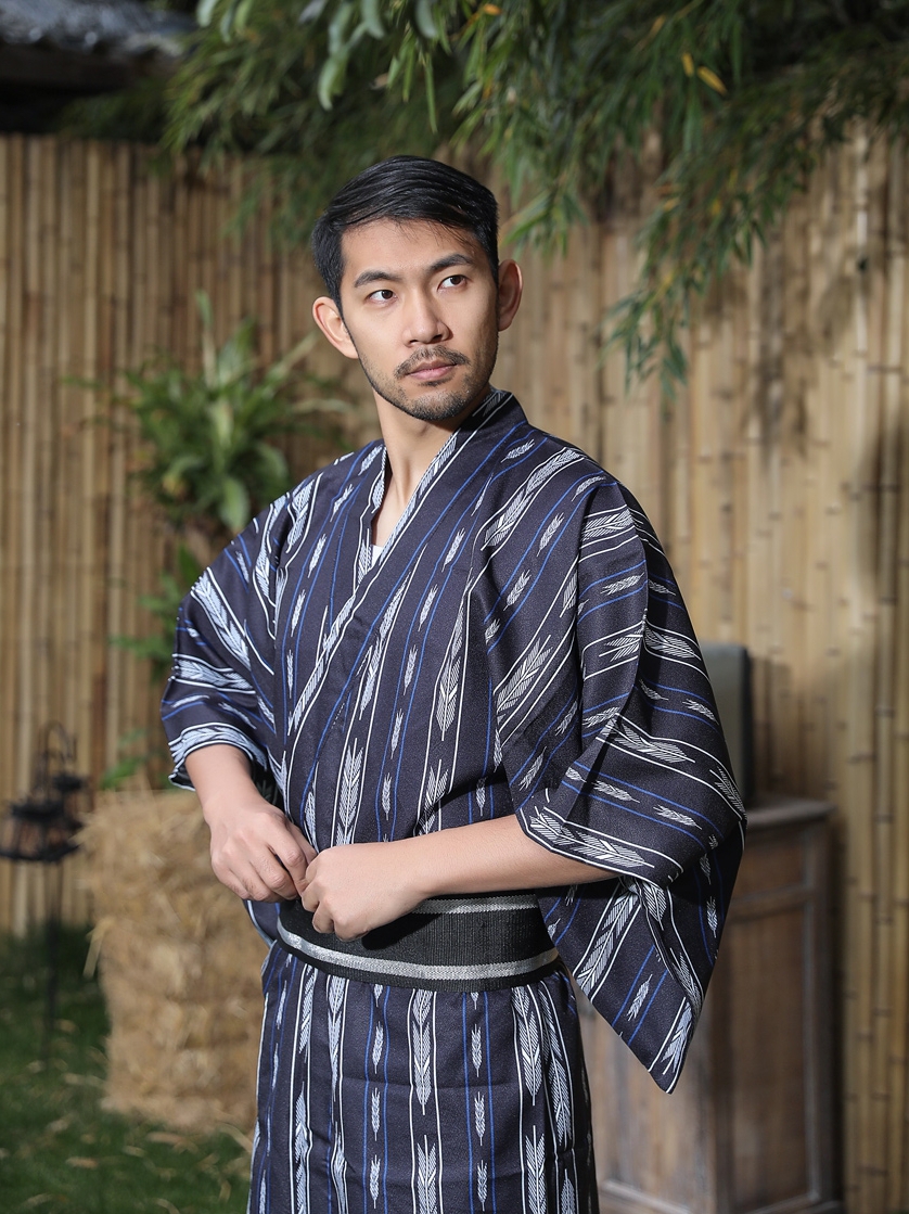Japanese Kimono With Belt Men' - огляд і ціна Traditional Japanese Men'S Formal Wear