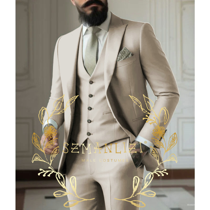 Light green Suits Men Suits 3  - огляд і ціна Men Formal Wear Jacket
