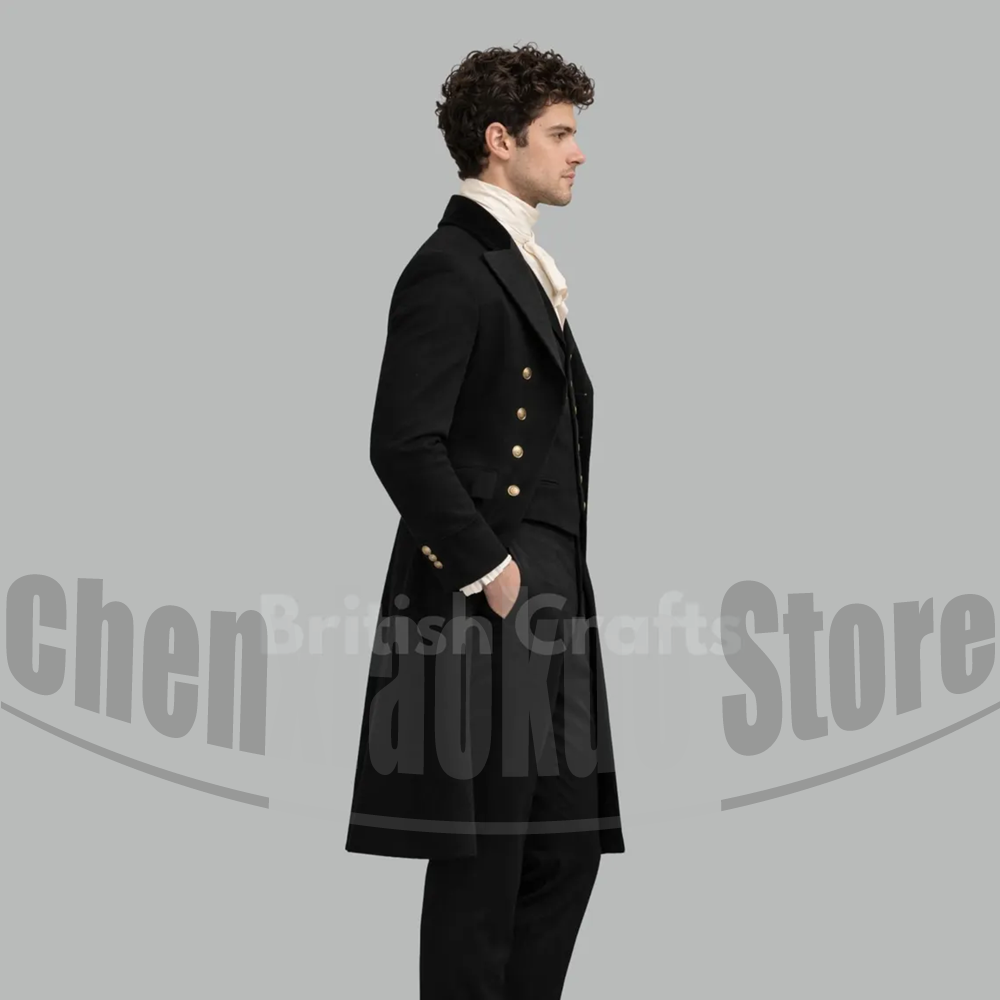 Black Men Victorian Tailcoat 3 - огляд і ціна Victorian Men'S Formal Wear