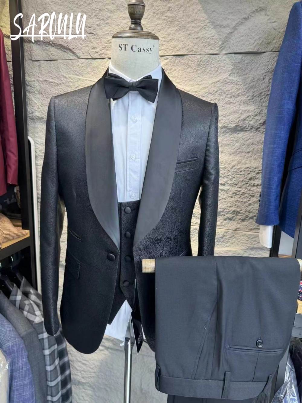 Daily Textured Men's Suit Eleg - огляд і ціна Men Formal Wear Sale