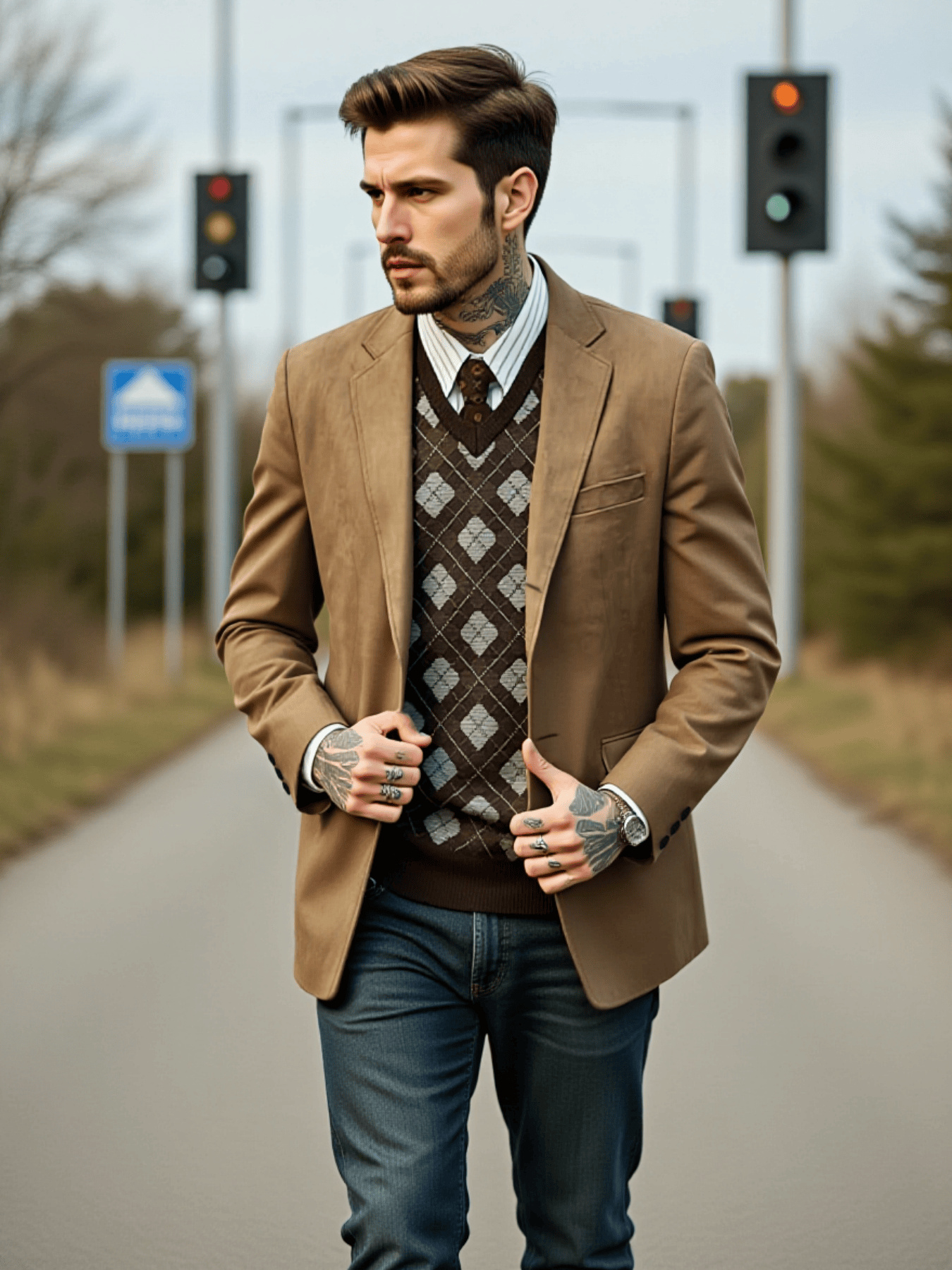 Men's Single-Breasted Jacket i - огляд і ціна Men'S Urban Formal Wear